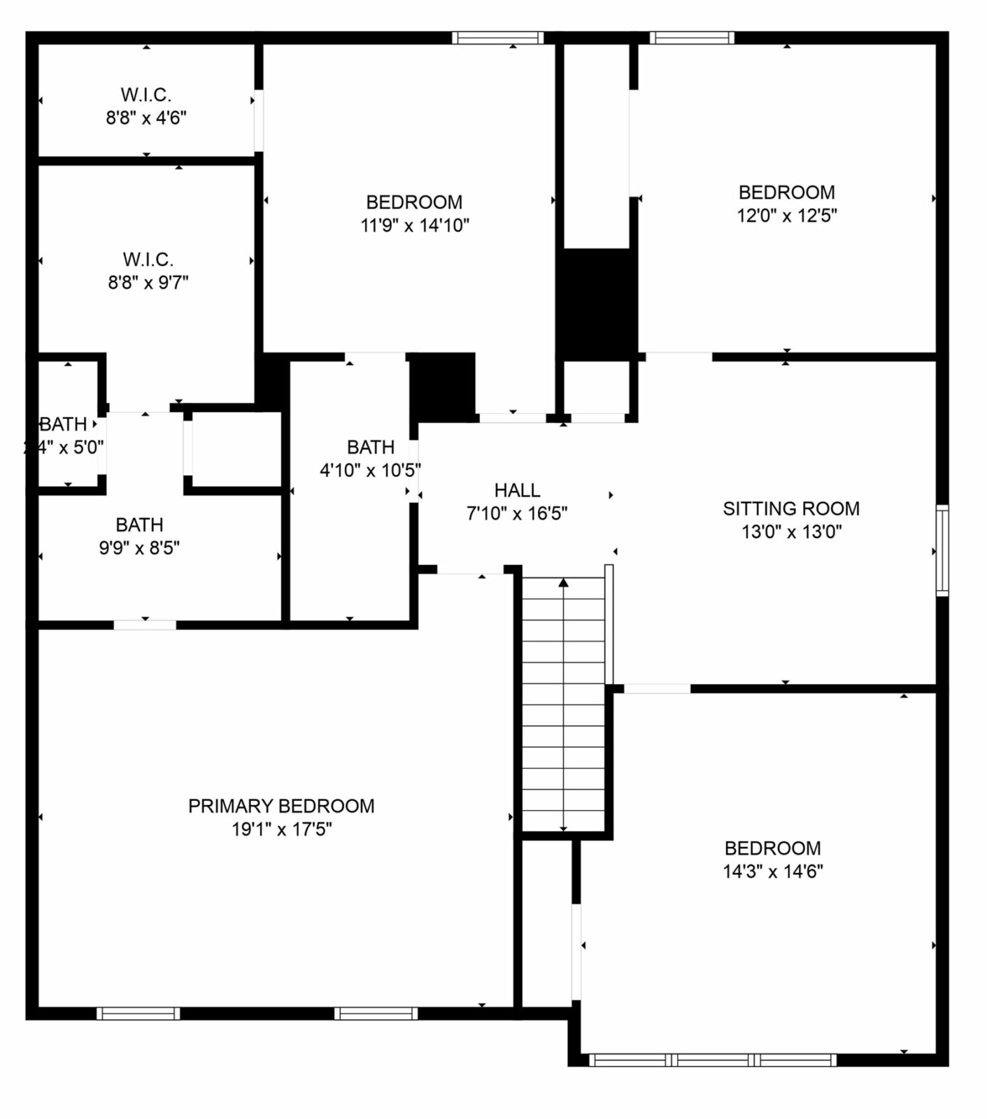 Floorplan: 2nd floor